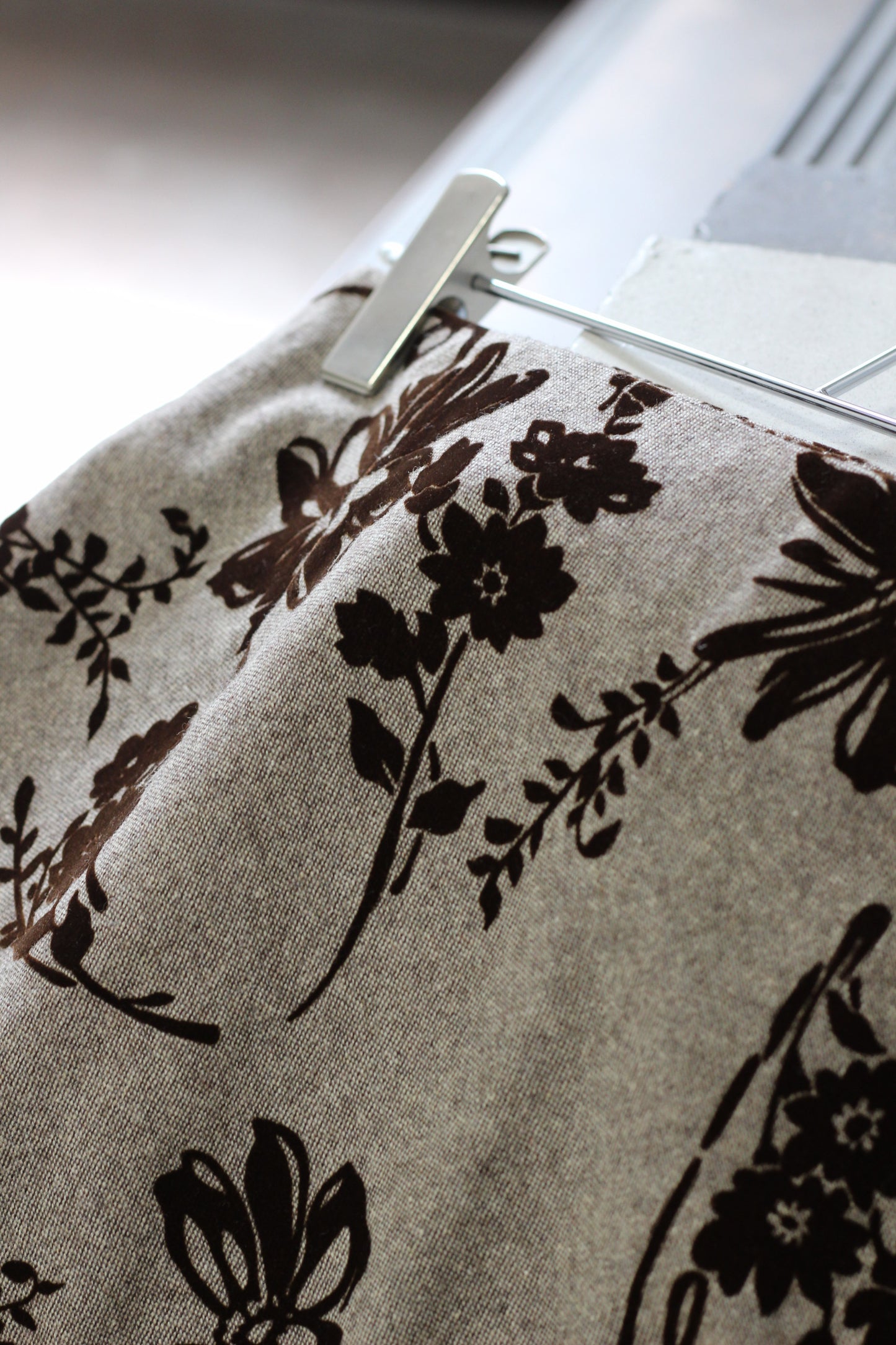 Vintage Flocky Flower Skirt x2点