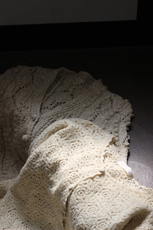 Vintage White Crochet Cardigan x2点