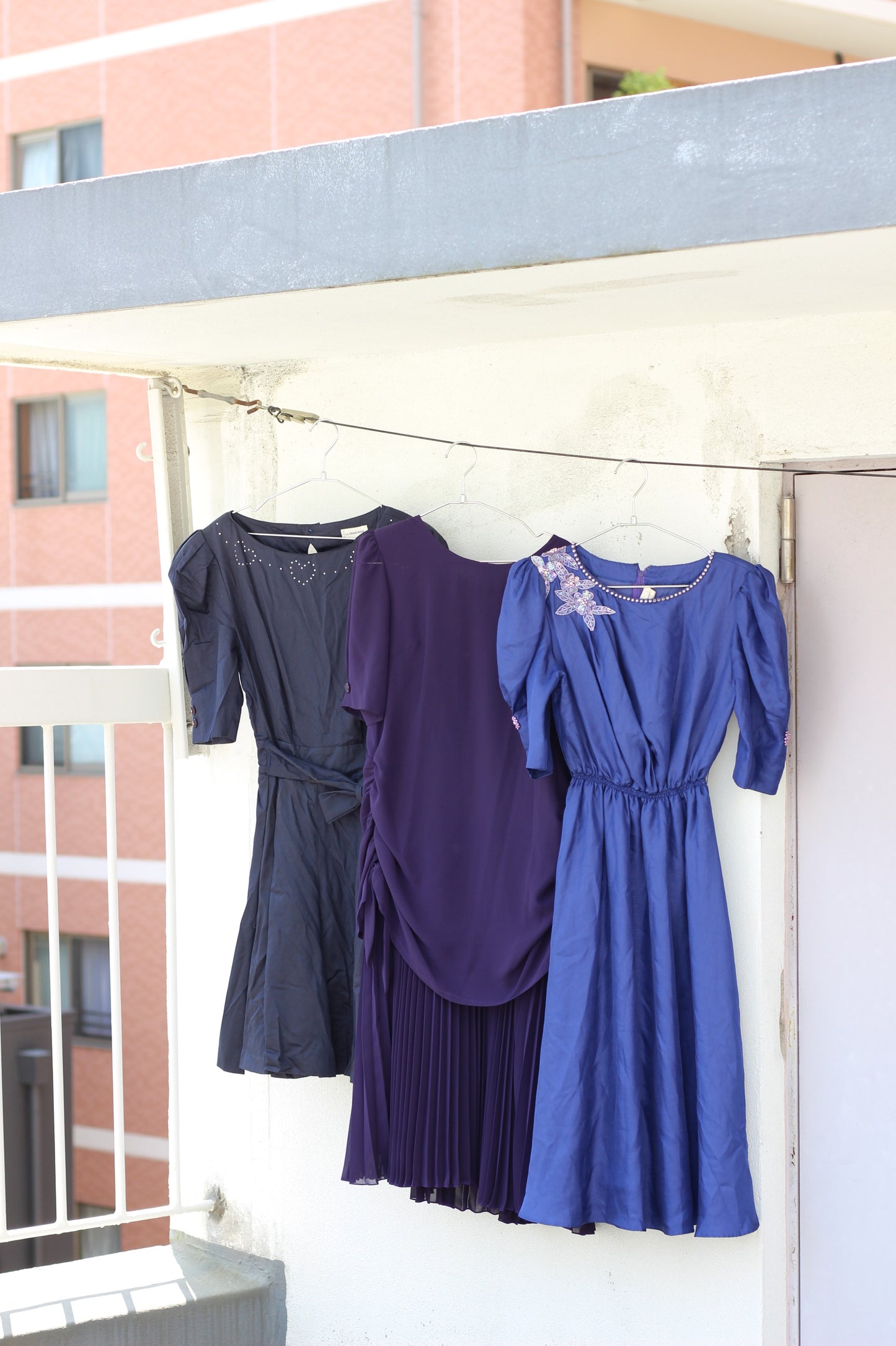Vintage Simple Color Short Sleeve One-Piece x6点