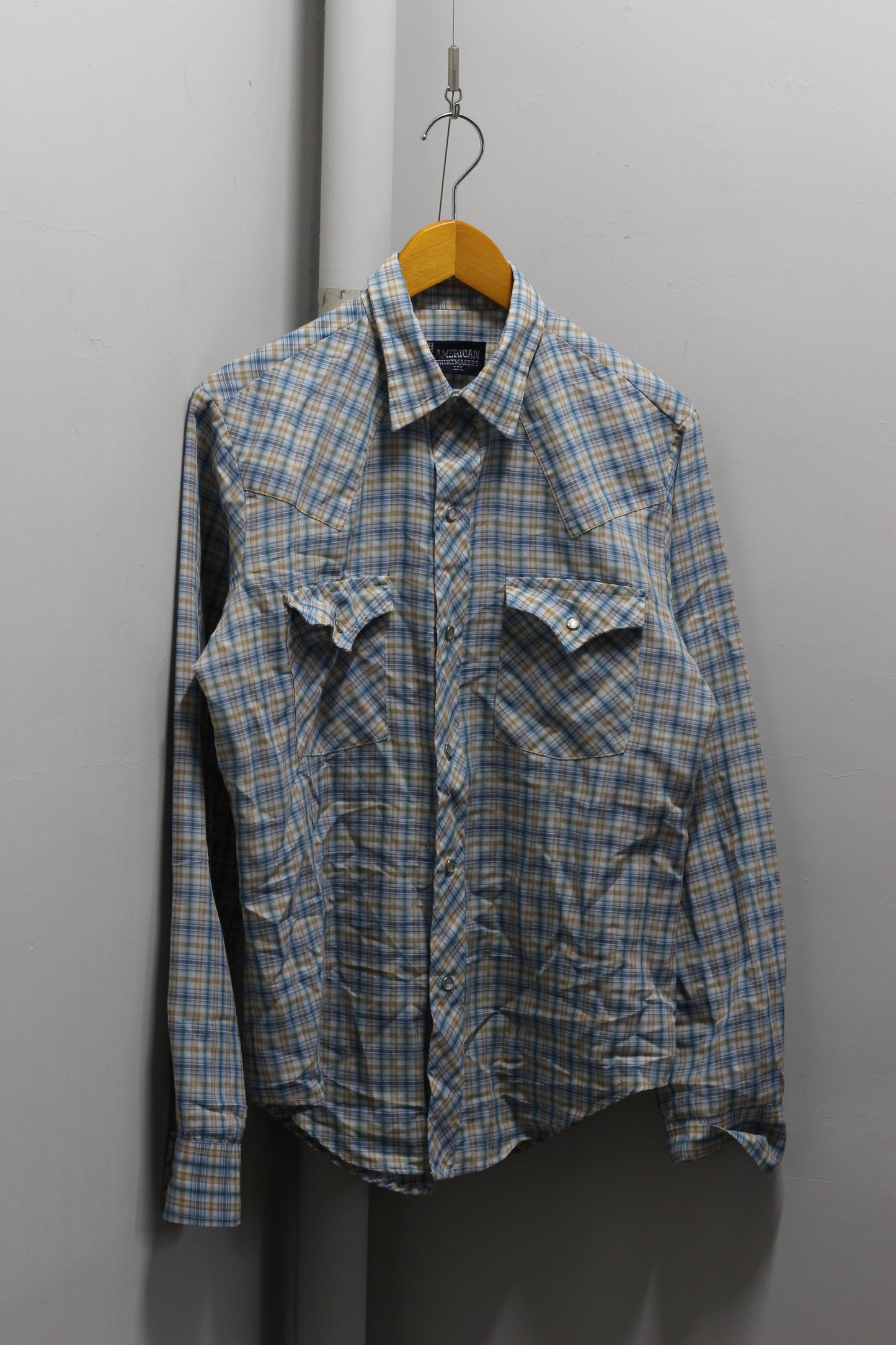 Men's Vintage Check Western Shirt x2点