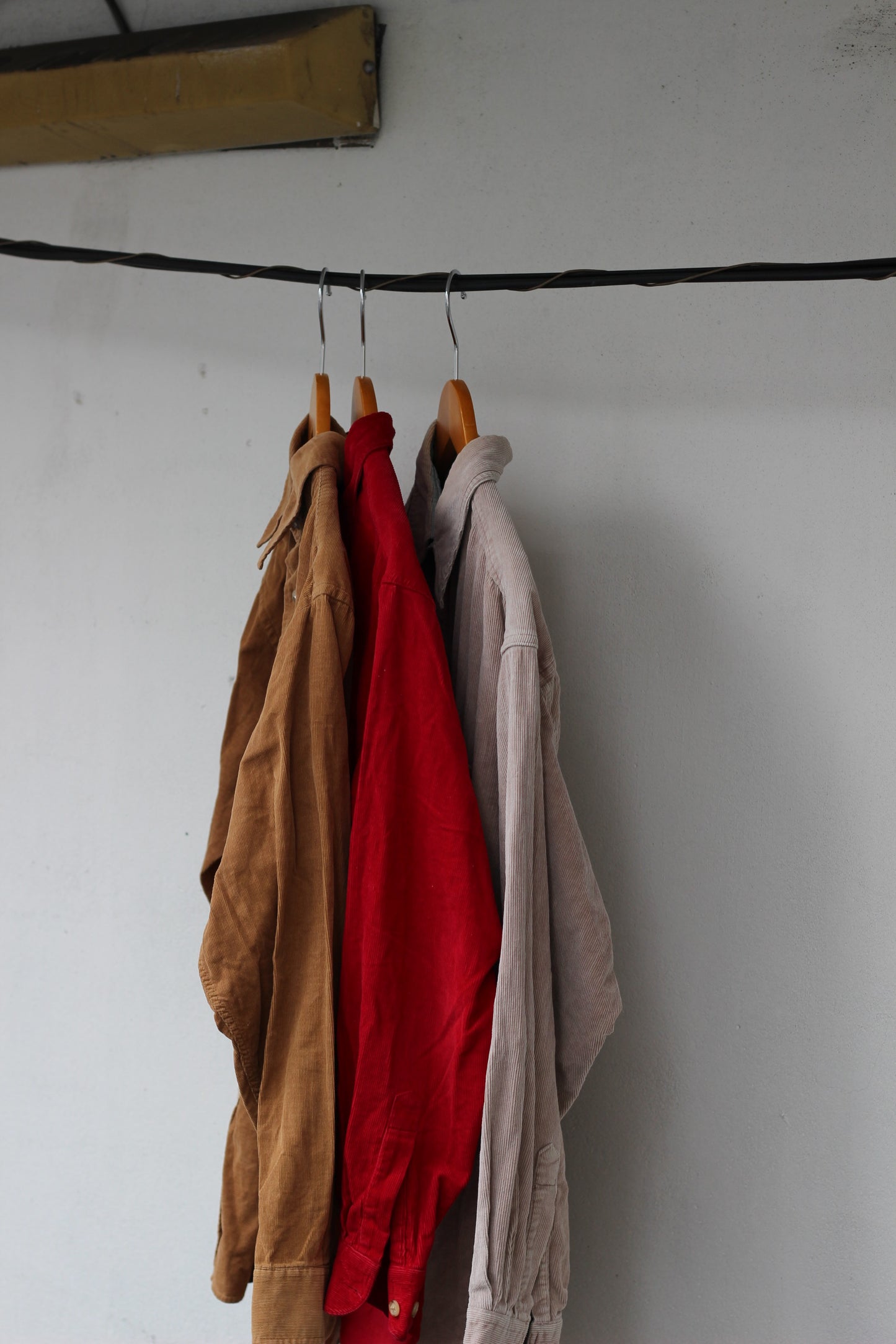 Men's corduroy shirt x3点