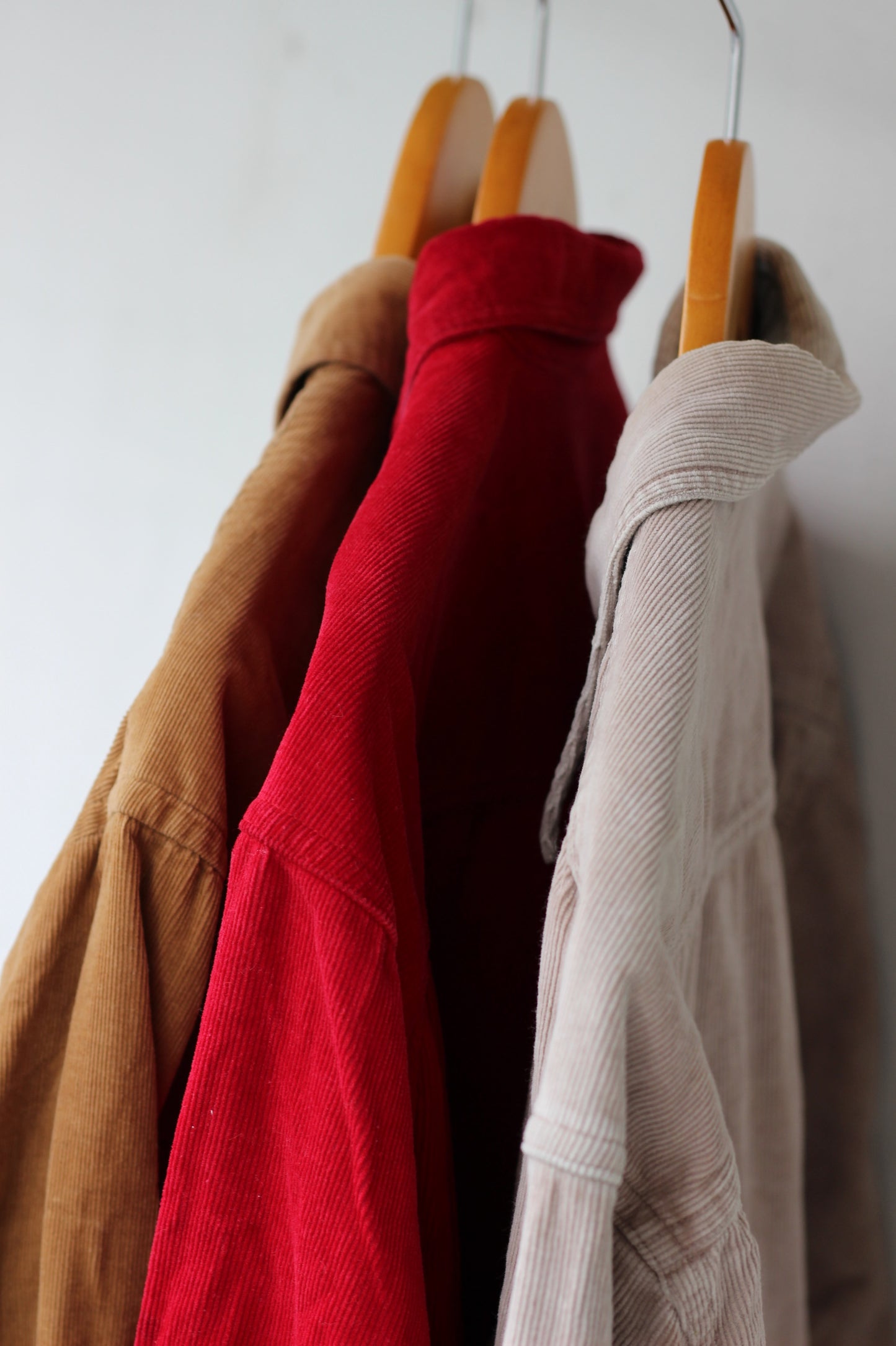 Men's corduroy shirt x3点
