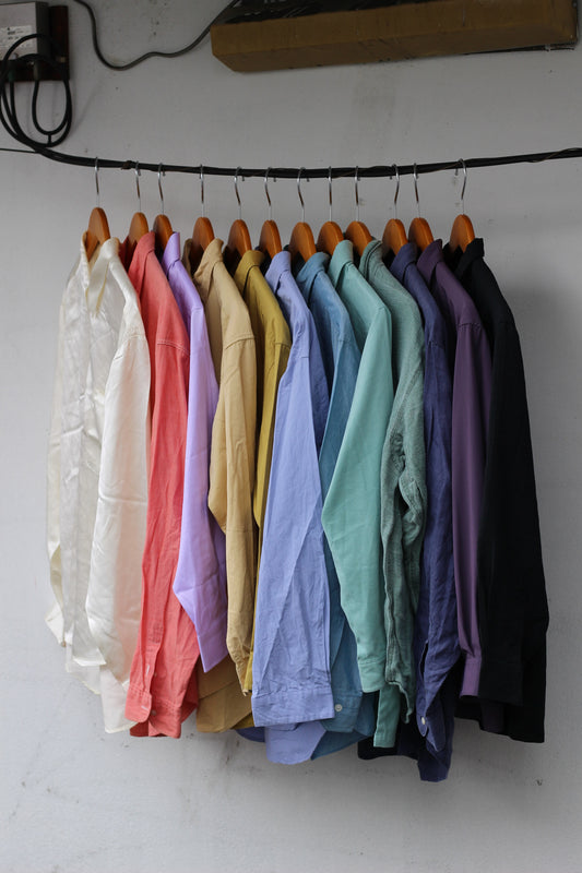 Men's color shirt x12点