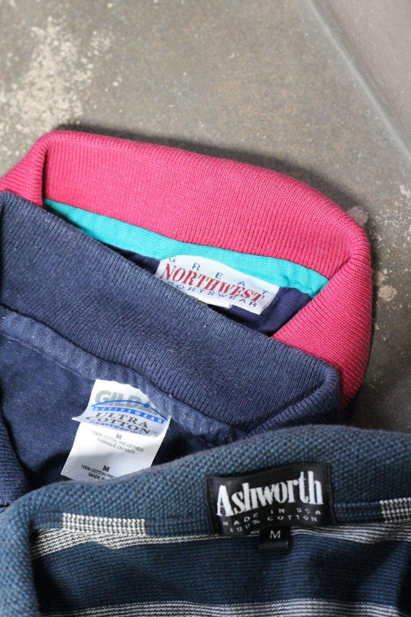 Made In USA Vintage Short Sleeve Polo Shirt x3点
