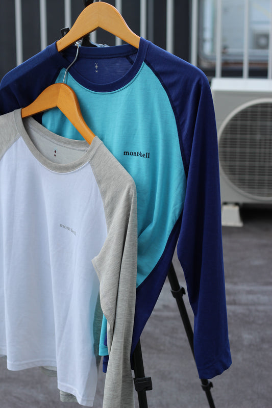 mont-bell Raglan Sleeve Top x2点
