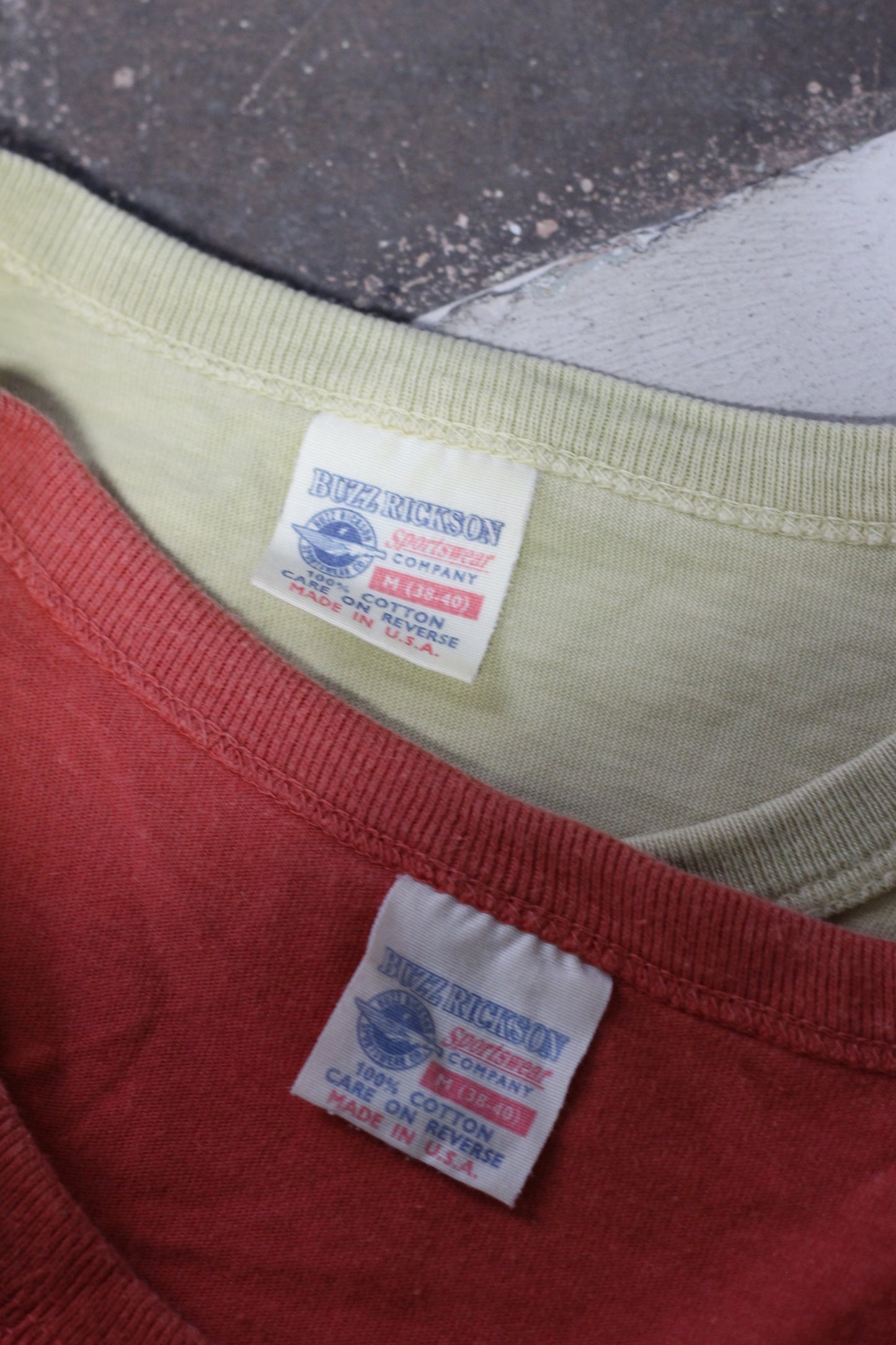 Made In USA BUZZ RICKSON Printe Long Sleeve T-Shirt x2点