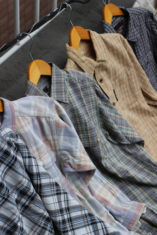 ダサくないチェックシャツ x9点