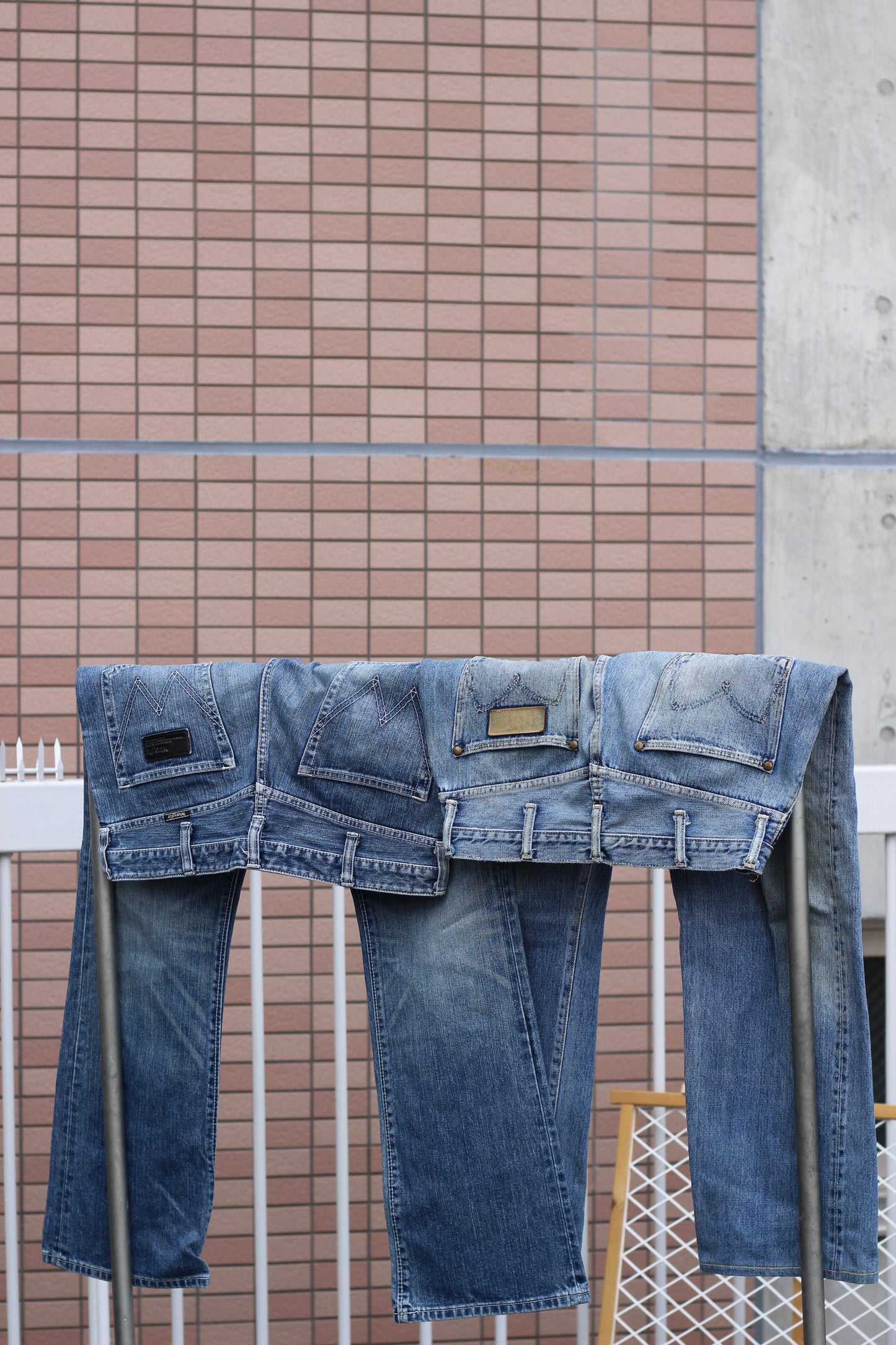 Lee & Wrangler & Maverick USA Brand Denim Pants x5点