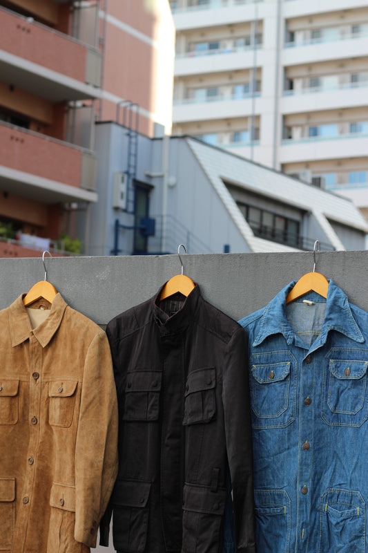 Men's Safari Military-Style Jacket x4点