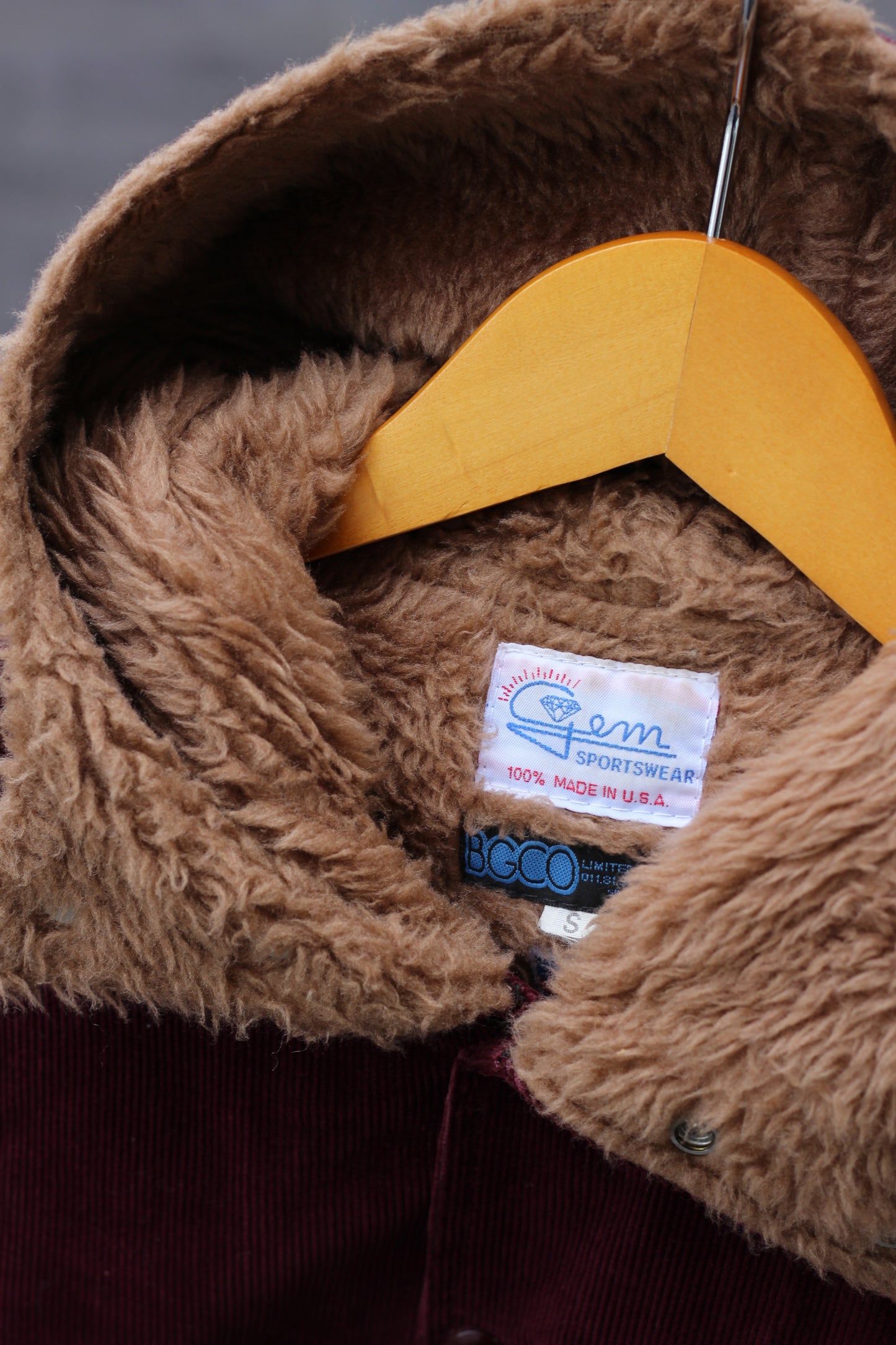 70-80's & 90's Made In USA Boa Hooded Corduroy Jacket set x2点