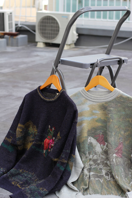 Men's Art Design Knitwear x3点