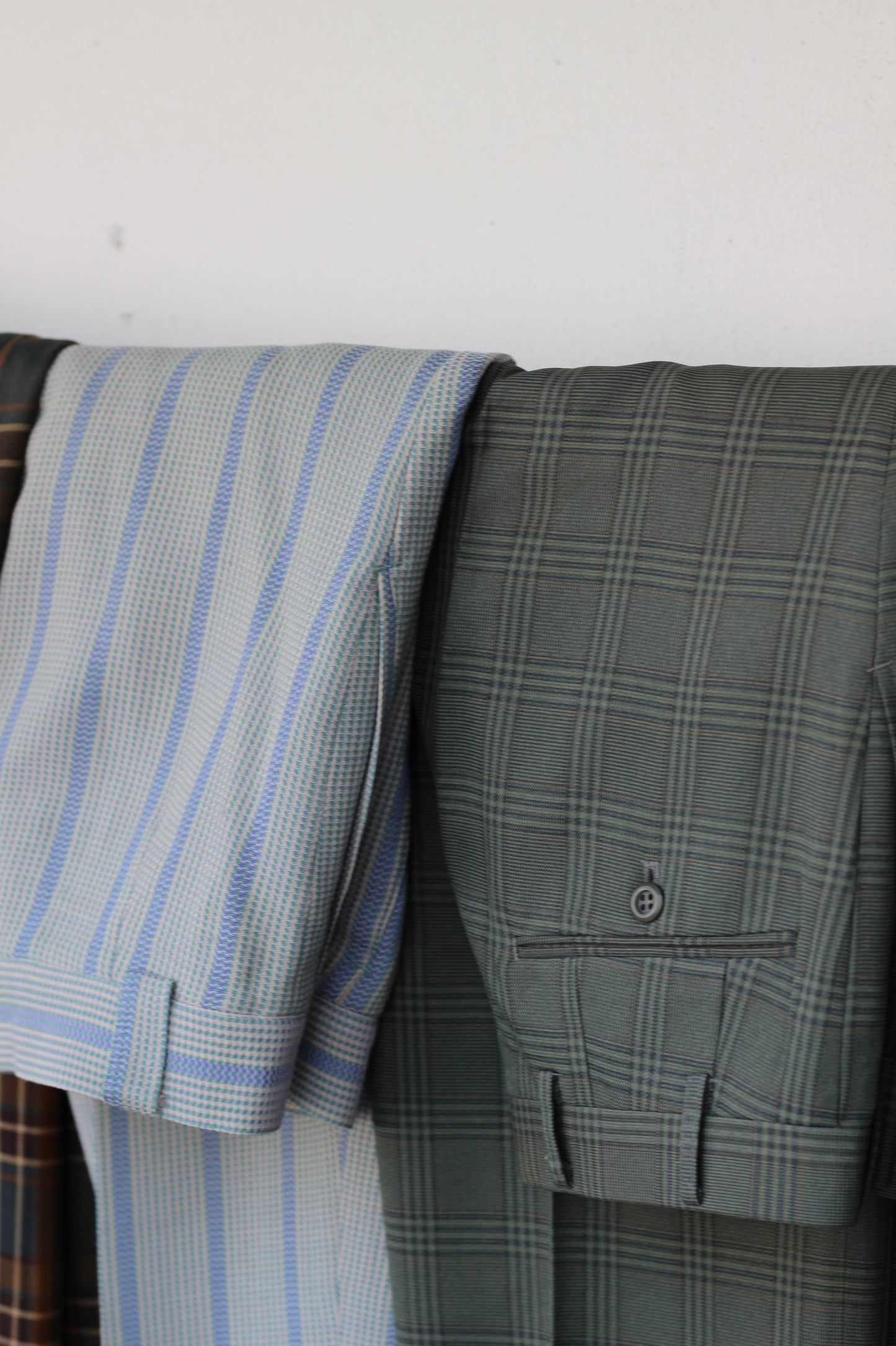 Men's Check Design High-Grade Slacks x7点