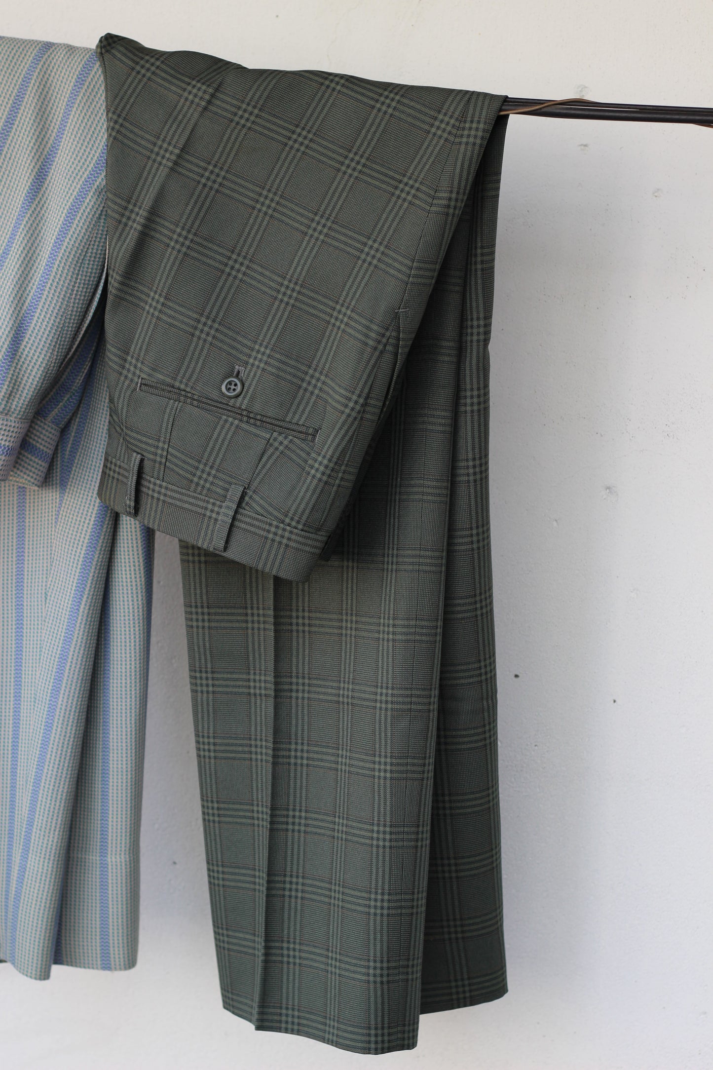 Men's Check Design High-Grade Slacks x7点