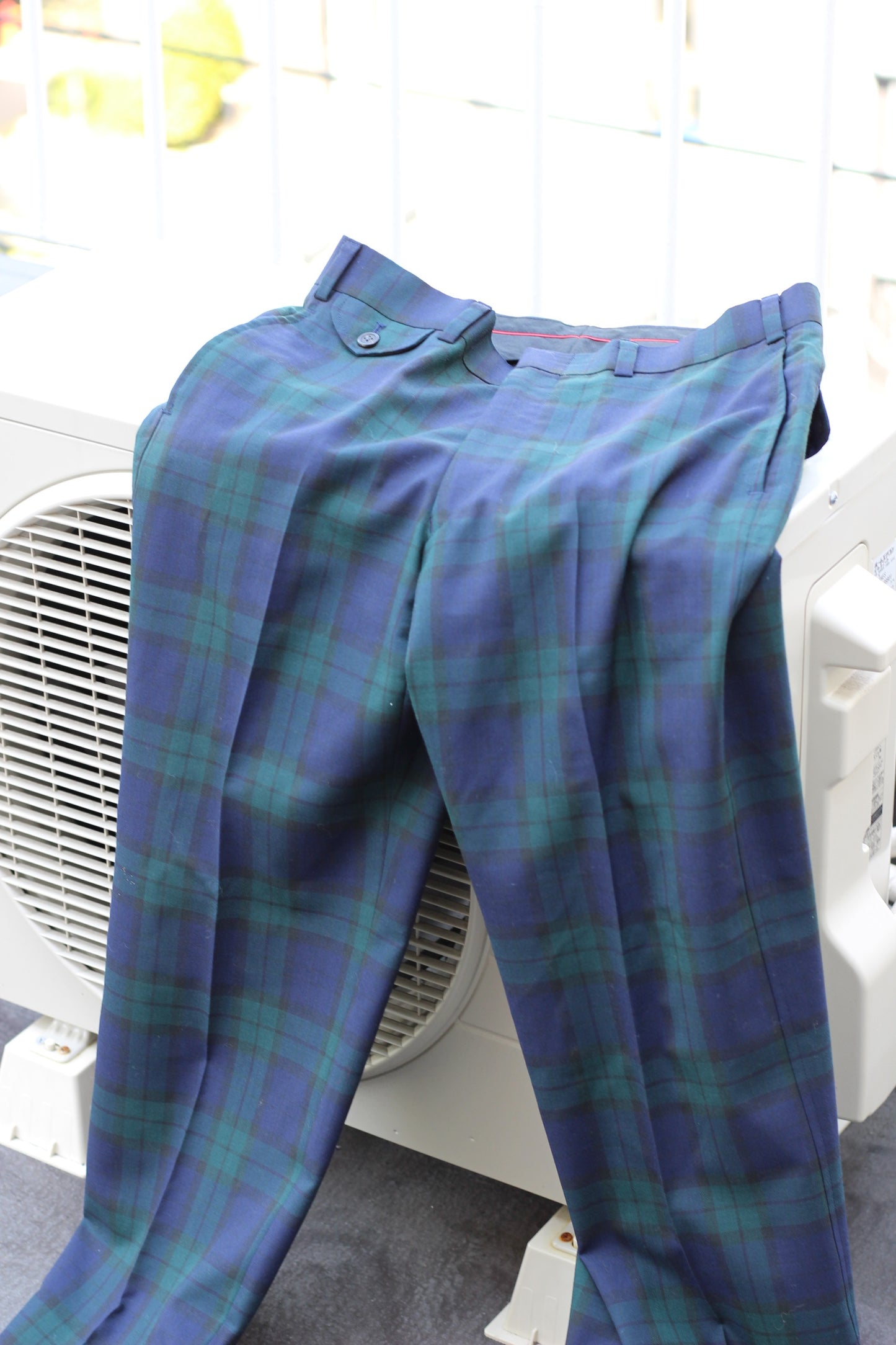 Men's Check Design High-Grade Slacks x7点
