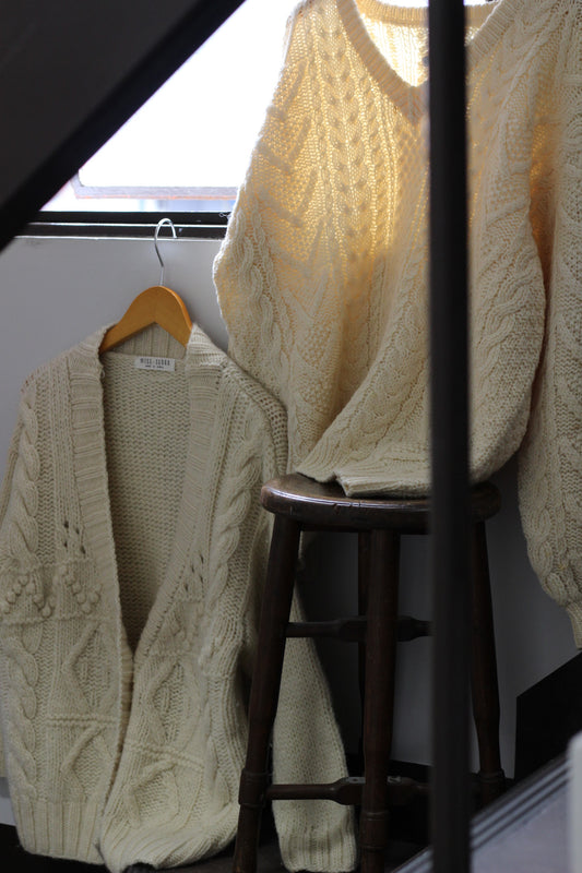 Vintage White Knit x8点