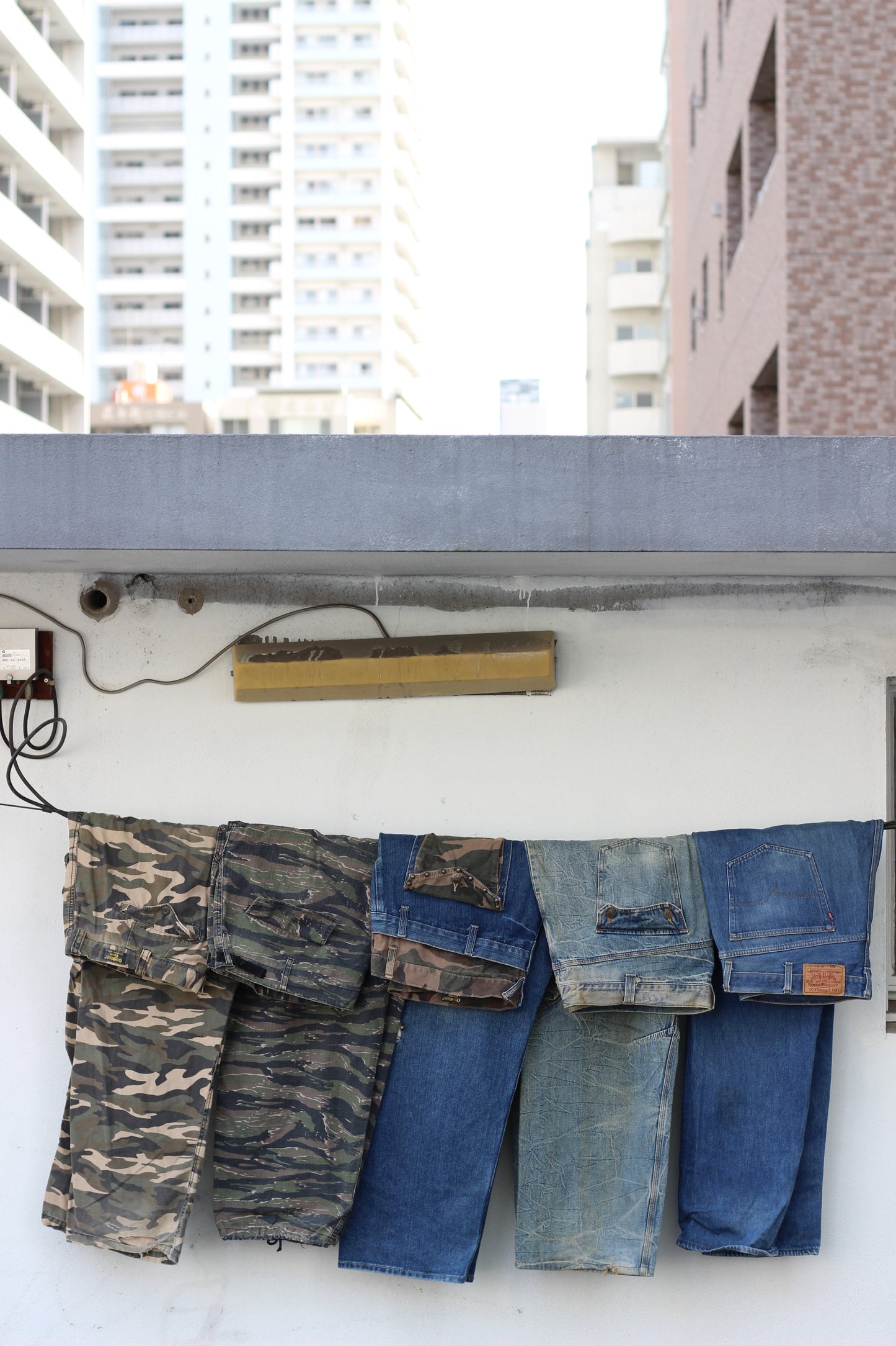 Men's Oversized Denim & Camouflage Bottoms x7点