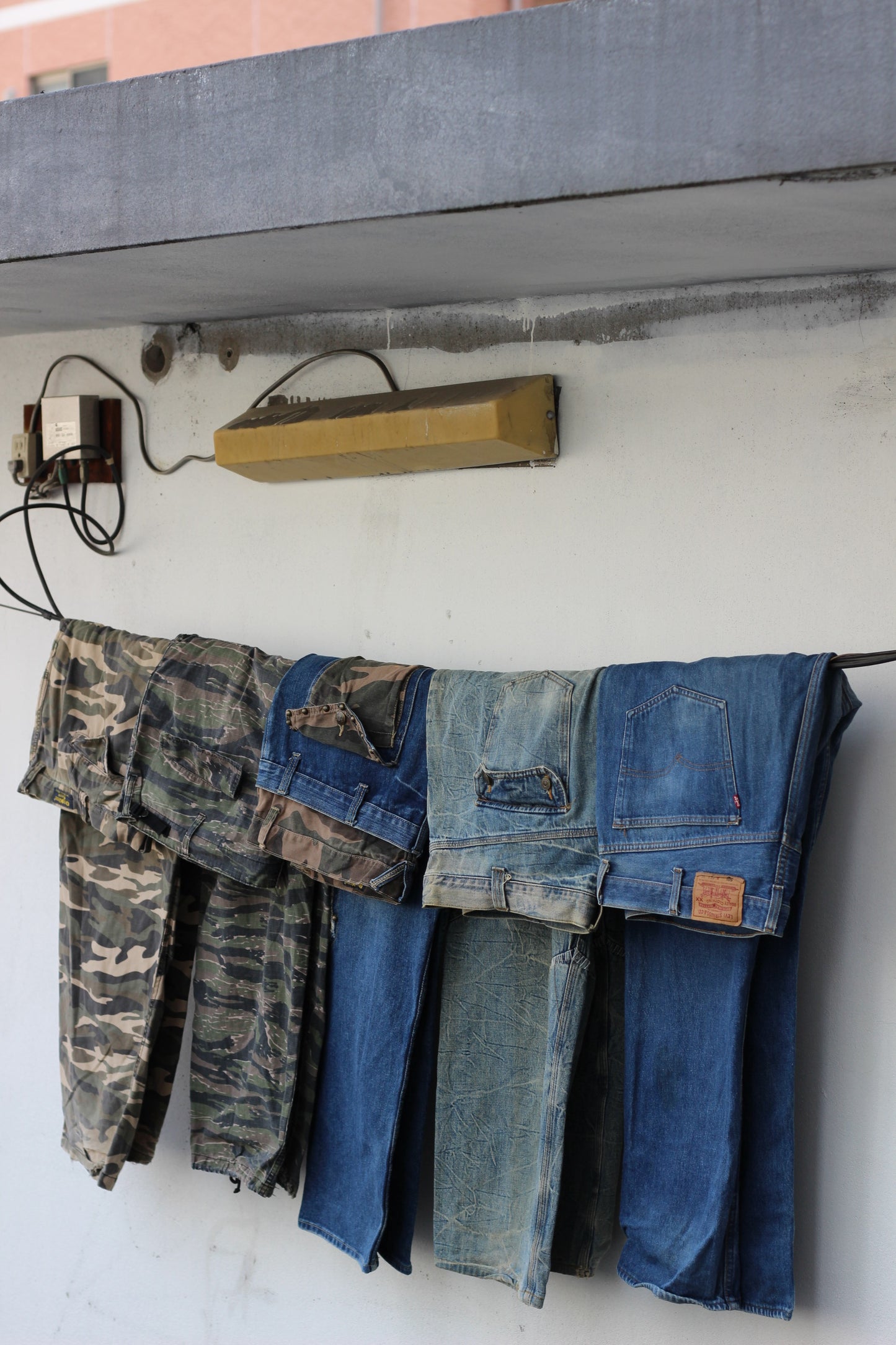 Men's Oversized Denim & Camouflage Bottoms x7点