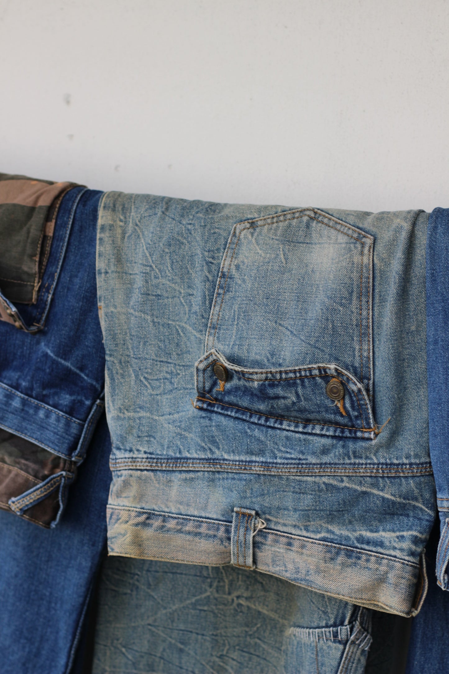 Men's Oversized Denim & Camouflage Bottoms x7点
