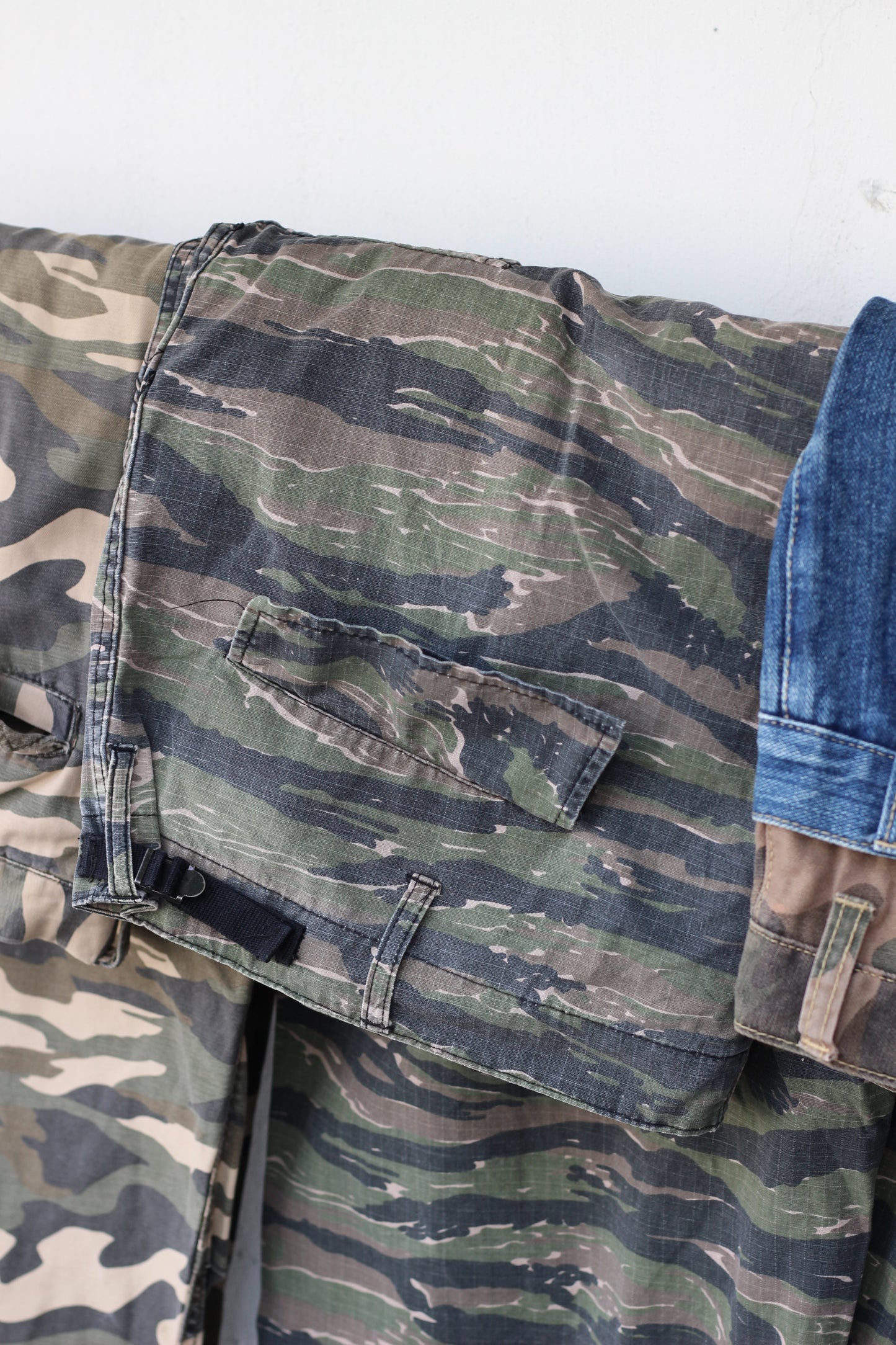 Men's Oversized Denim & Camouflage Bottoms x7点