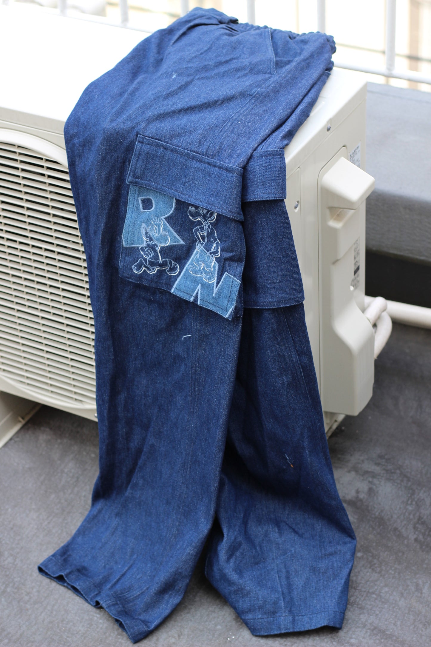 Men's Oversized Denim & Camouflage Bottoms x7点