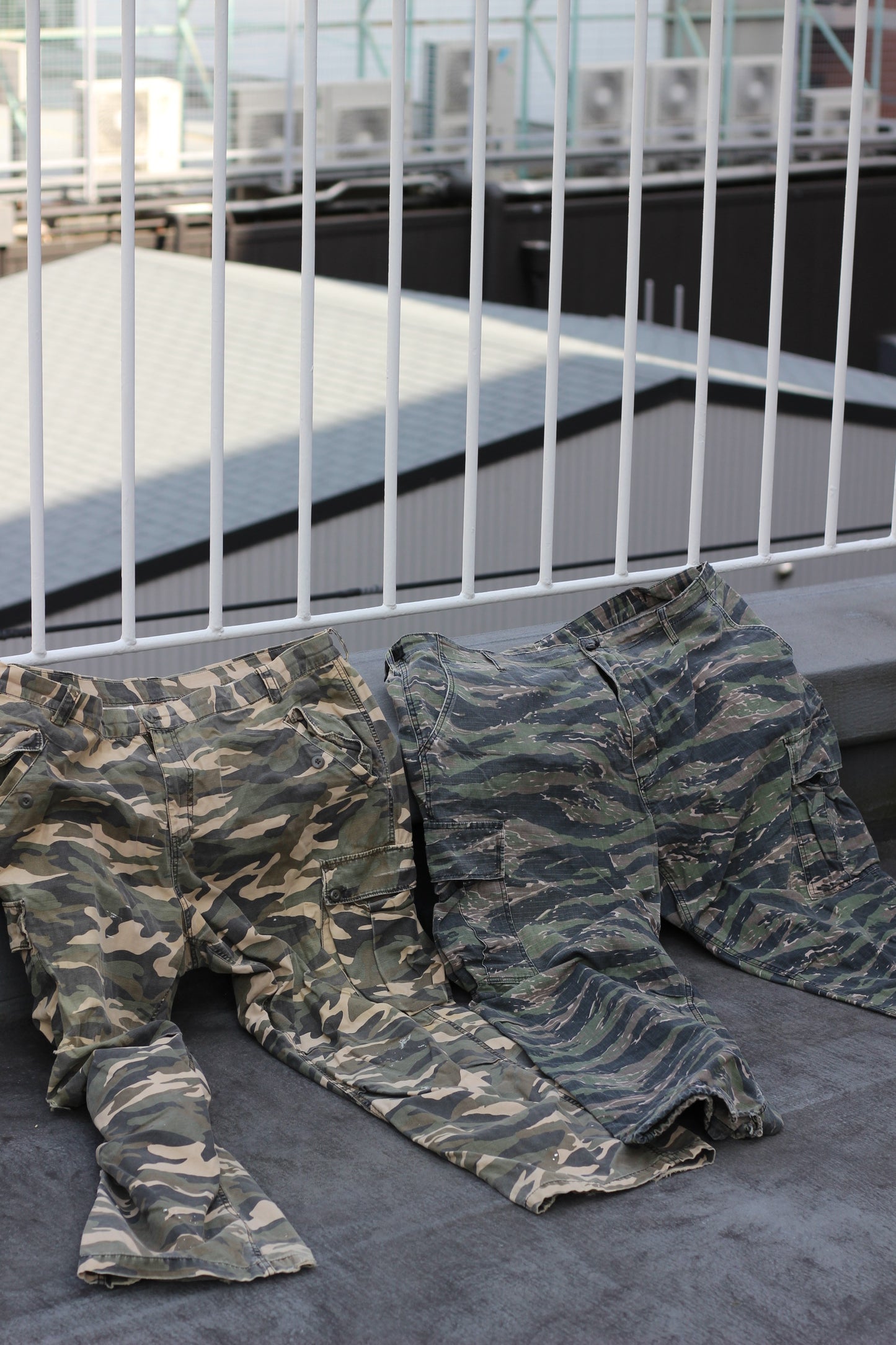 Men's Oversized Denim & Camouflage Bottoms x7点