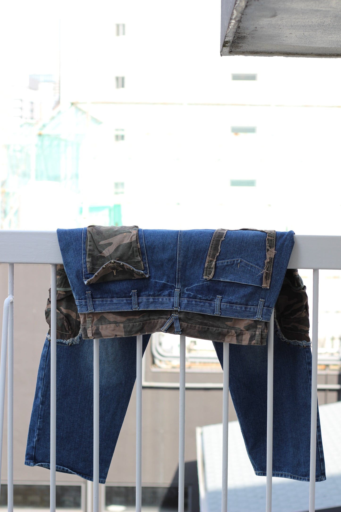 Men's Oversized Denim & Camouflage Bottoms x7点