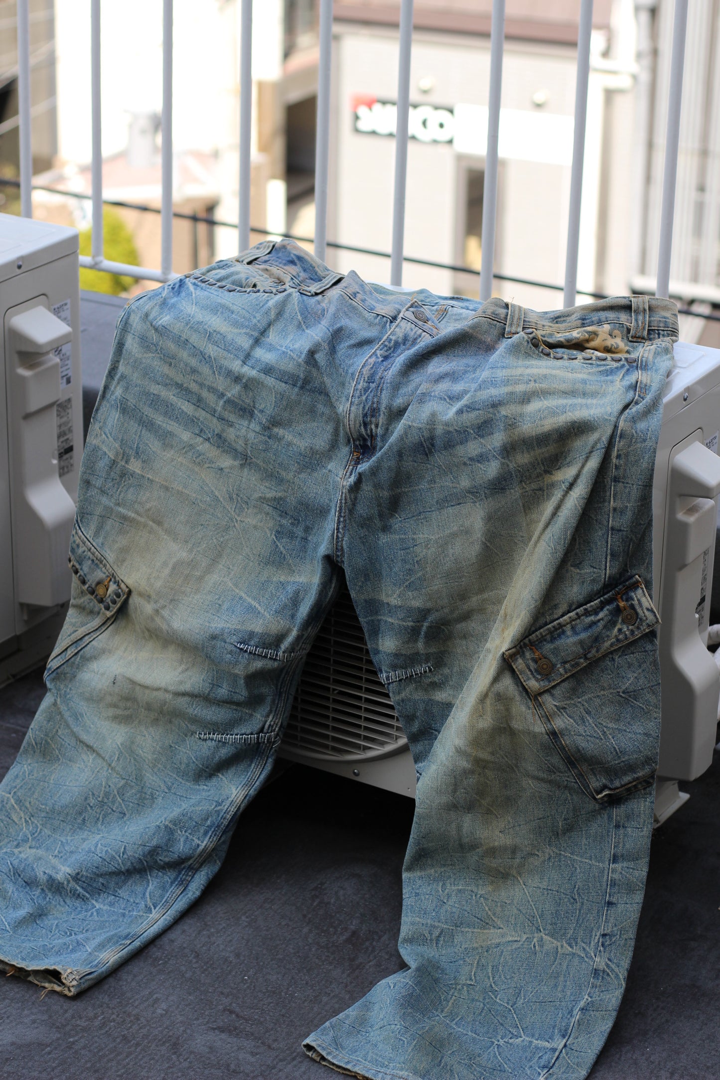 Men's Oversized Denim & Camouflage Bottoms x7点