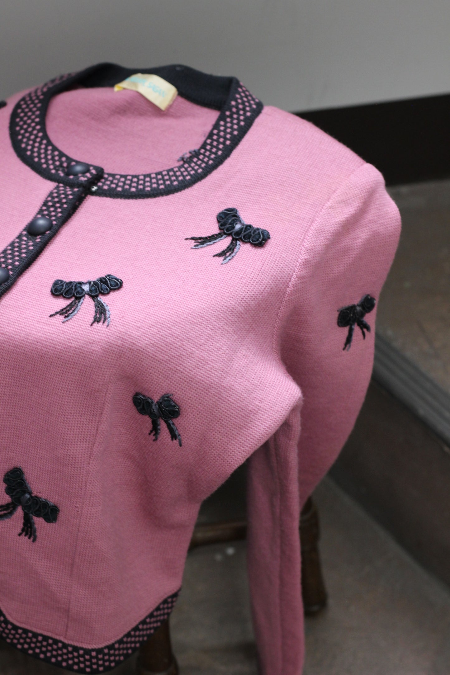 Vintage Ribbon Design Knit x3点