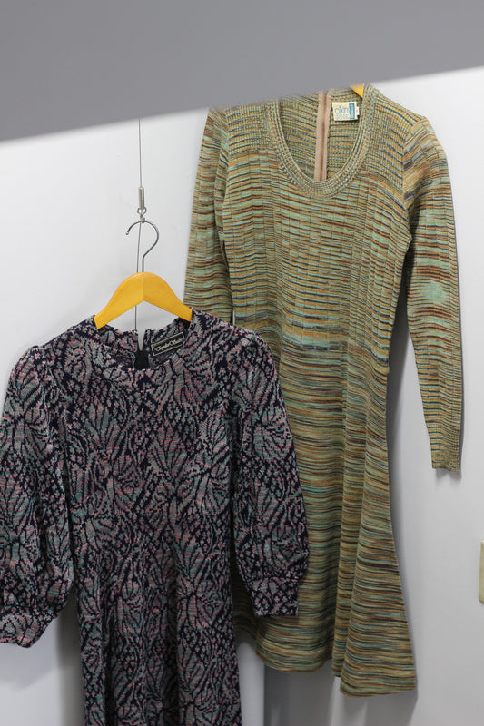 Vintage Design Knit One-Piece x2点