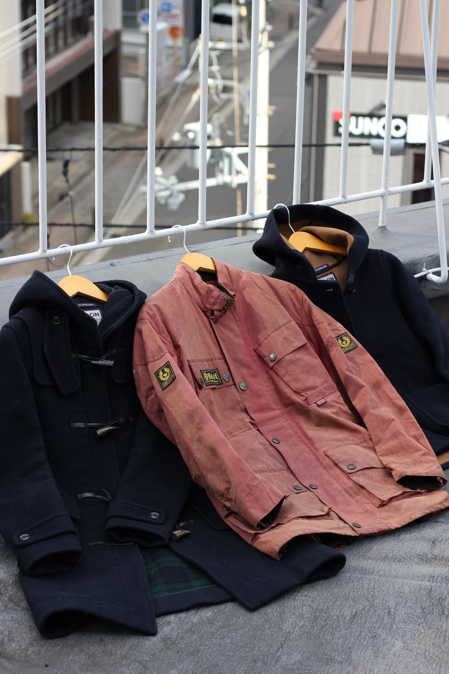 Made in England BELSTAFF & duffle coat x3点