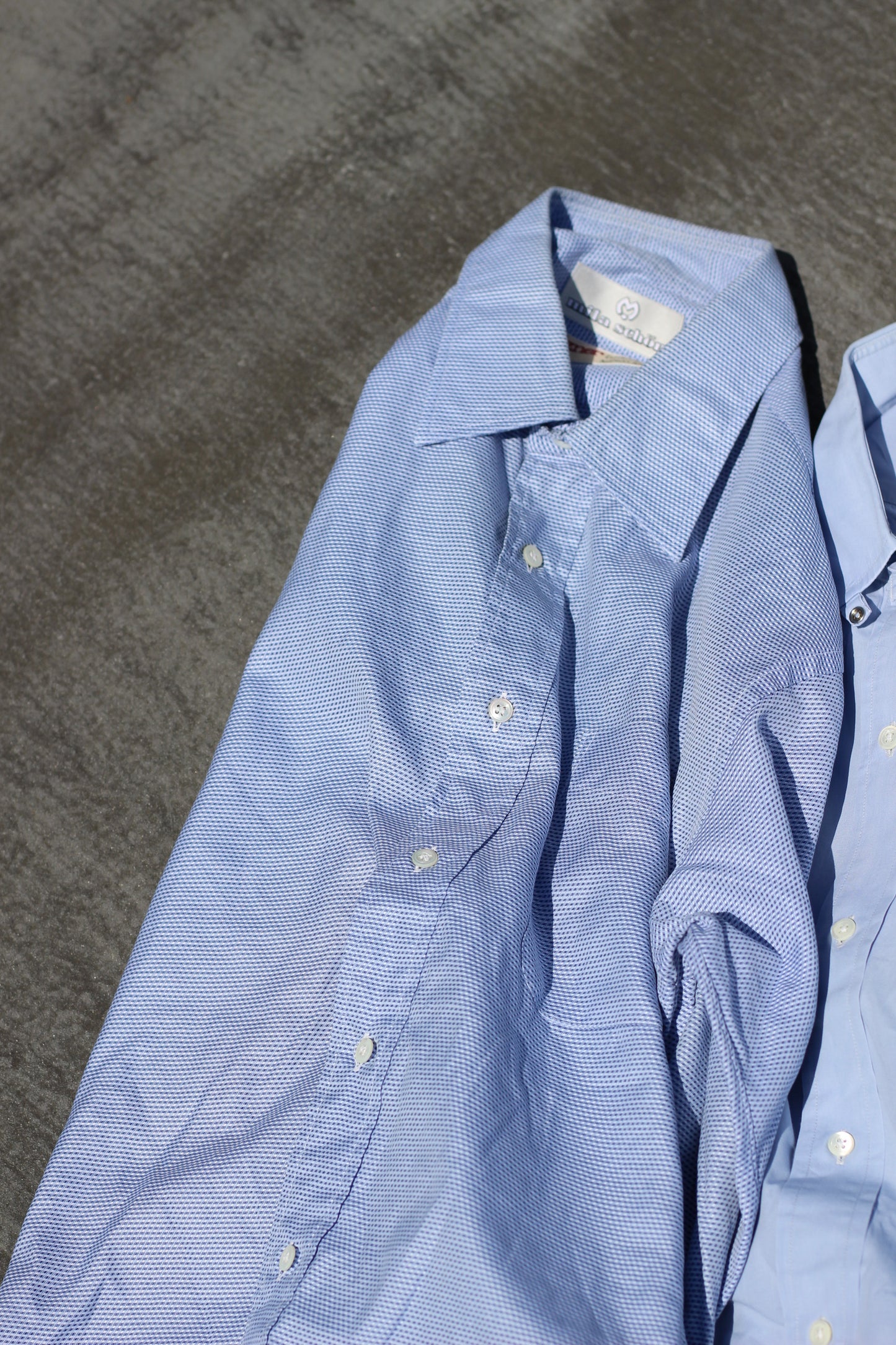 Men's Blue Long Sleeve Shirt x7点
