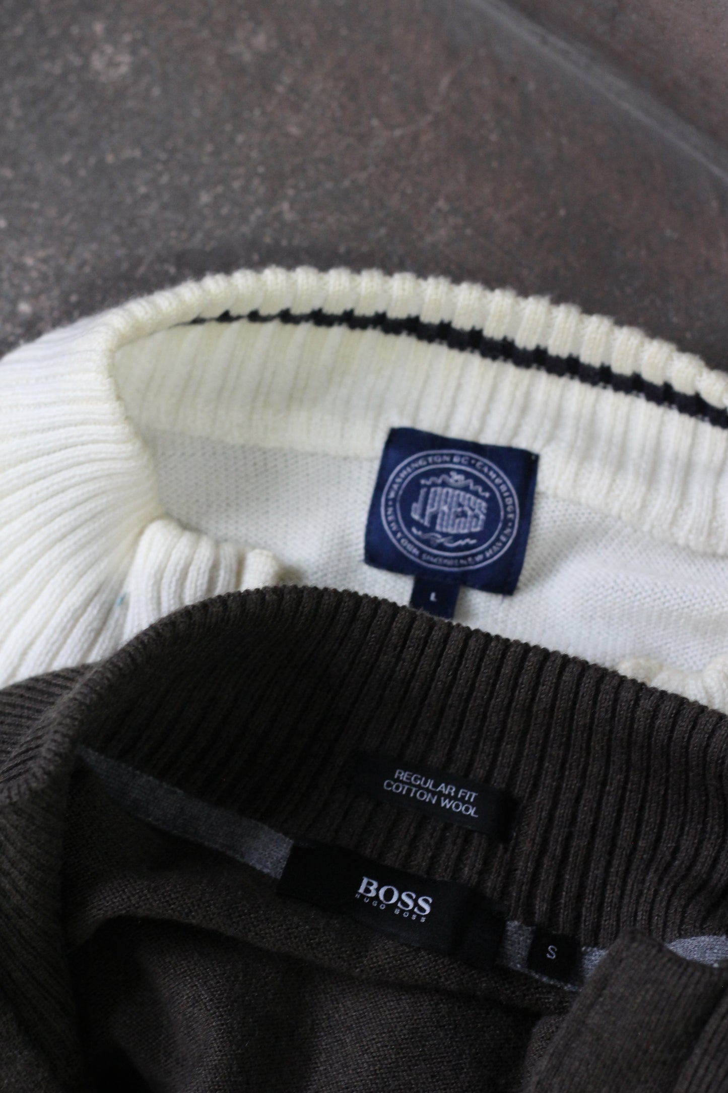 J.Press&BOSS Half Zip Knit x2点