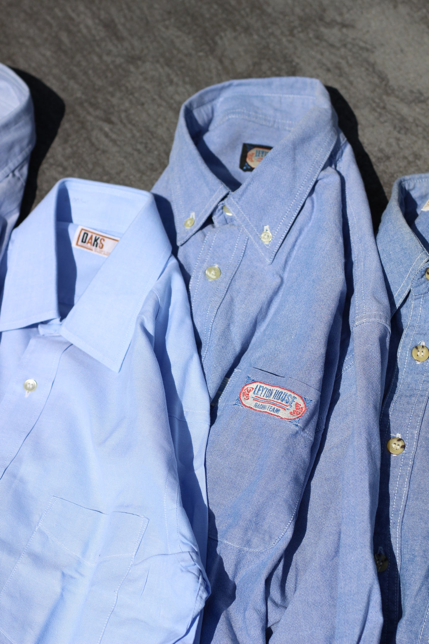 Men's Blue Long Sleeve Shirt x7点