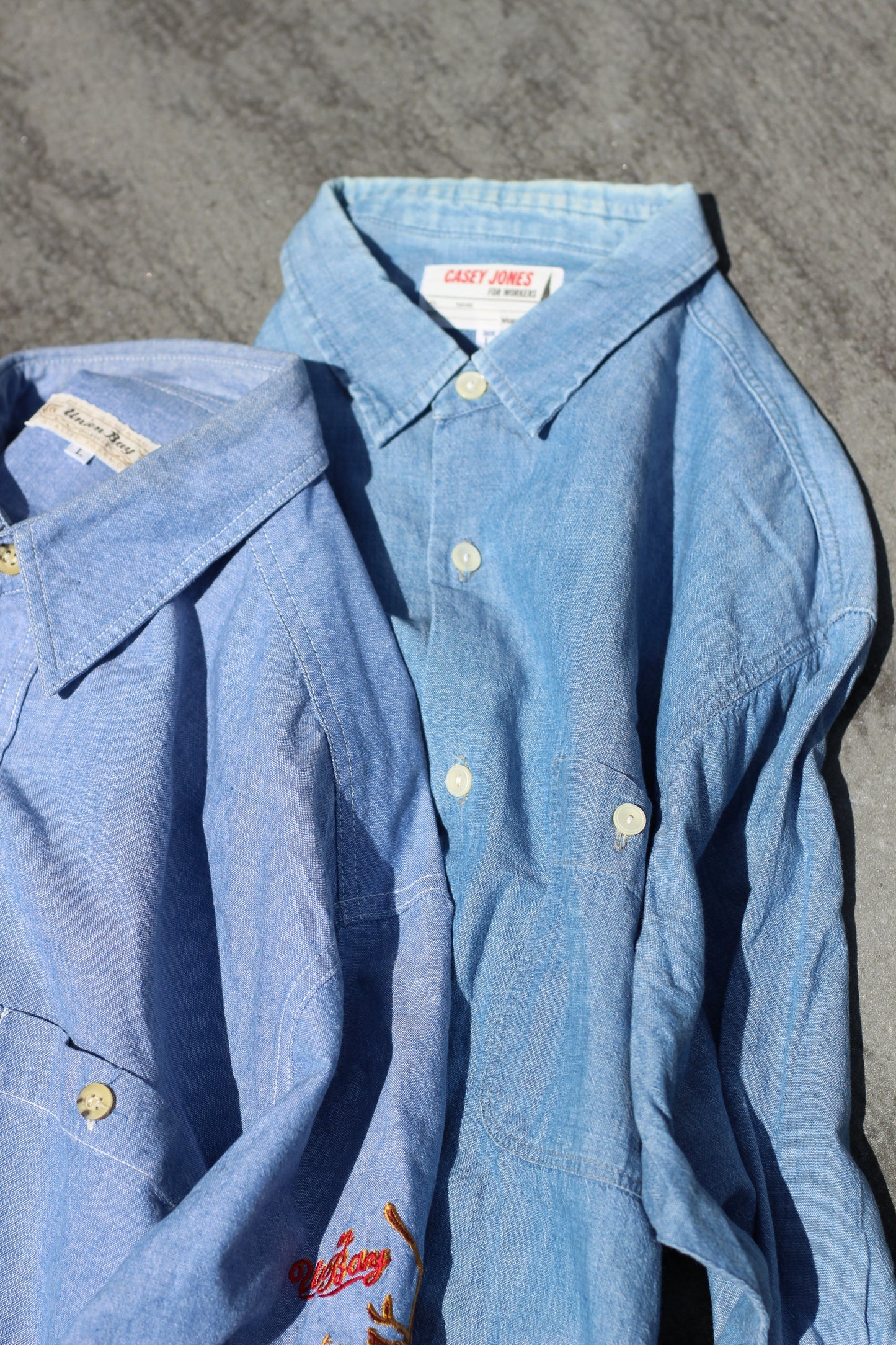 Men's Blue Long Sleeve Shirt x7点