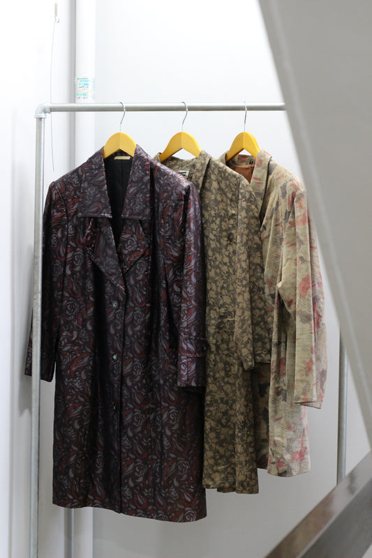 Vintage ladies Design Coat x3点