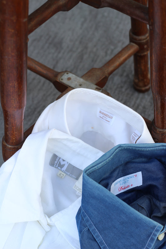 Men's Made In Italy Basic Long Sleeve Shirt x3点