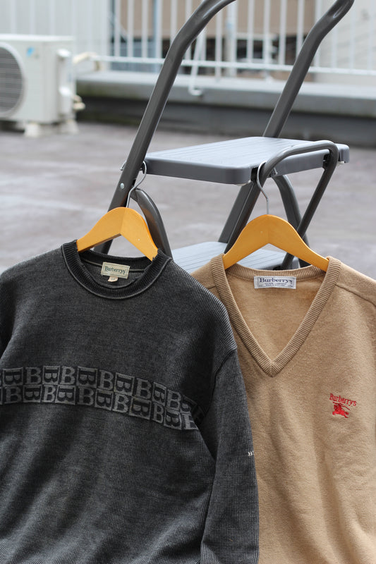 90's Old Burberrys Knitwear x2点