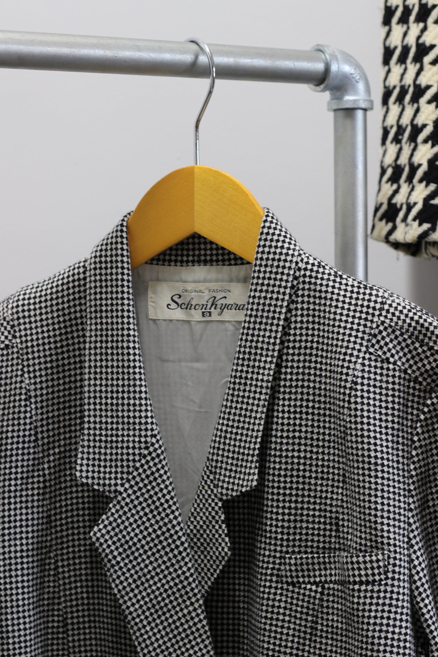 Vintage ladies Houndstooth Jacket & Coat x4点