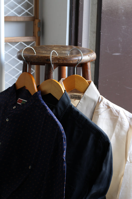 Men's 100% Silk Long Sleeve Shirt x3点