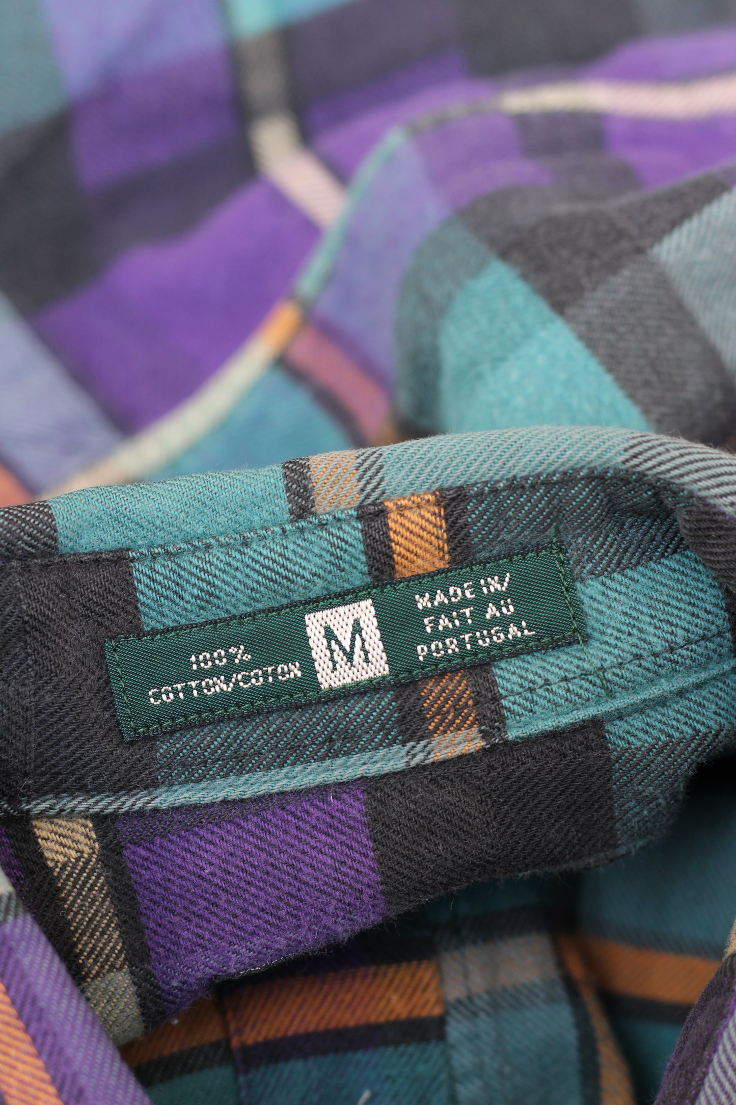 90's Men's Made In Usa & Portugal Check Long Sleeve Shirt x2点