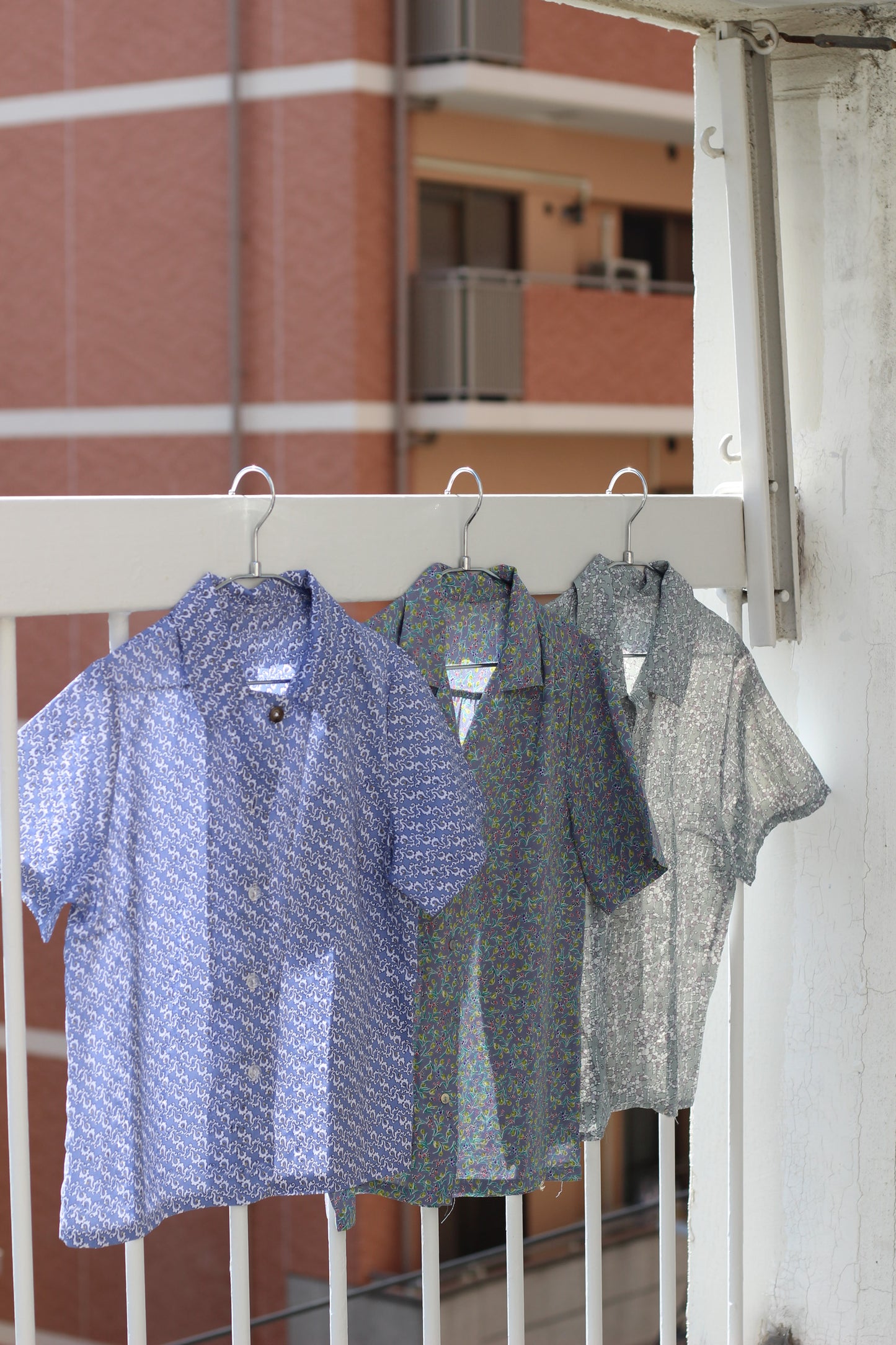 Vintage Blue Design Short Sleeve Blouse x10点