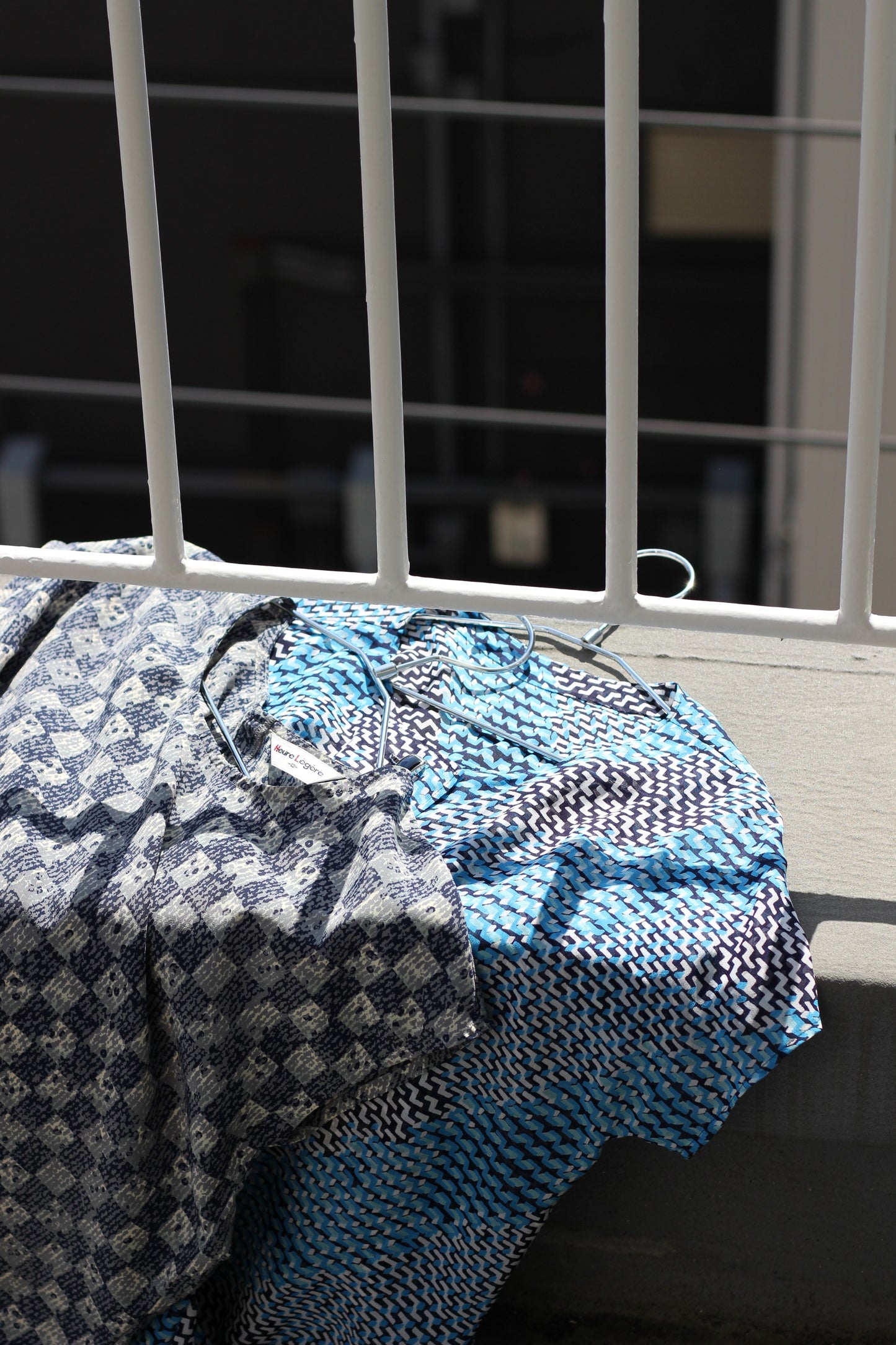 Vintage Blue Design Short Sleeve Blouse x10点