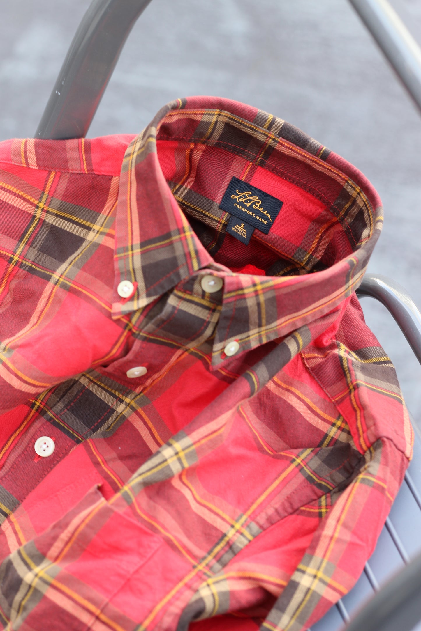 Outdoor Brand Checked Long-Sleeved Shirt x6点