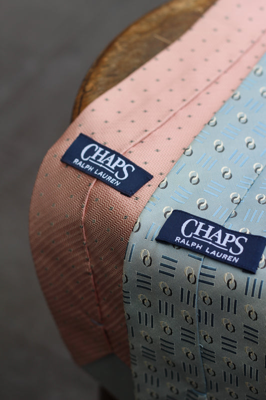 90's CHAPS Ralph Lauren Design Tie set x2点