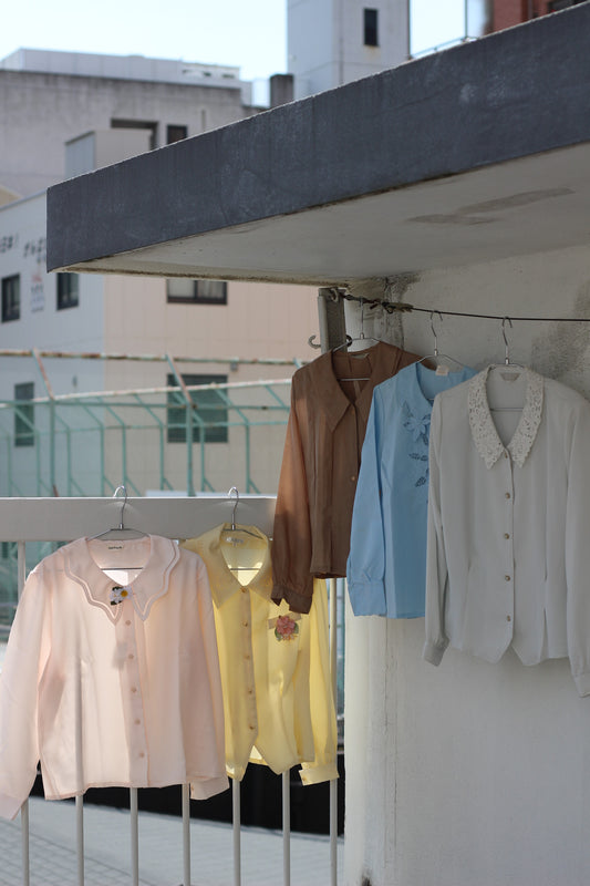 Vintage Nuance Color Long Sleeve Blouse x10点