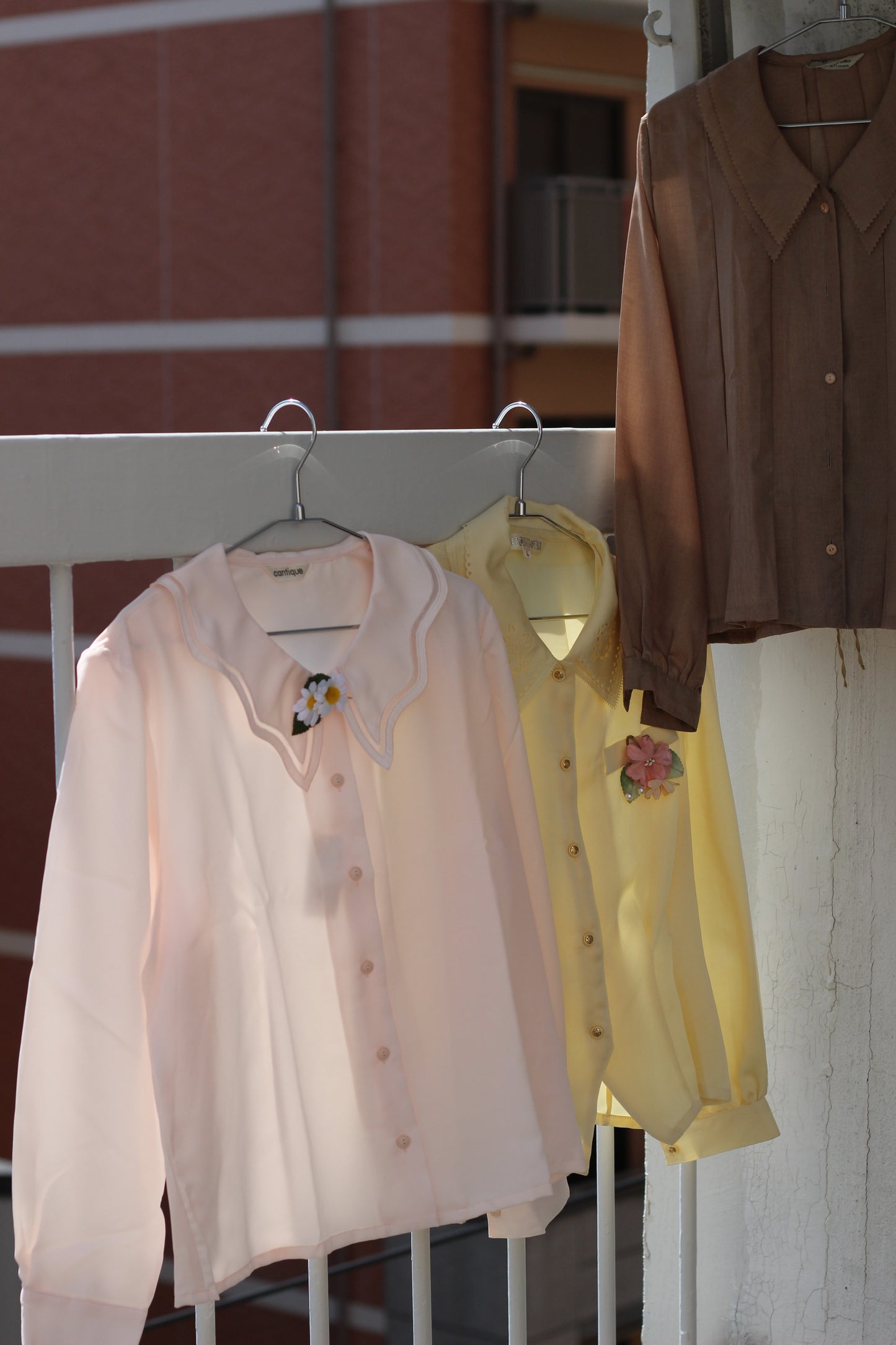 Vintage Nuance Color Long Sleeve Blouse x10点