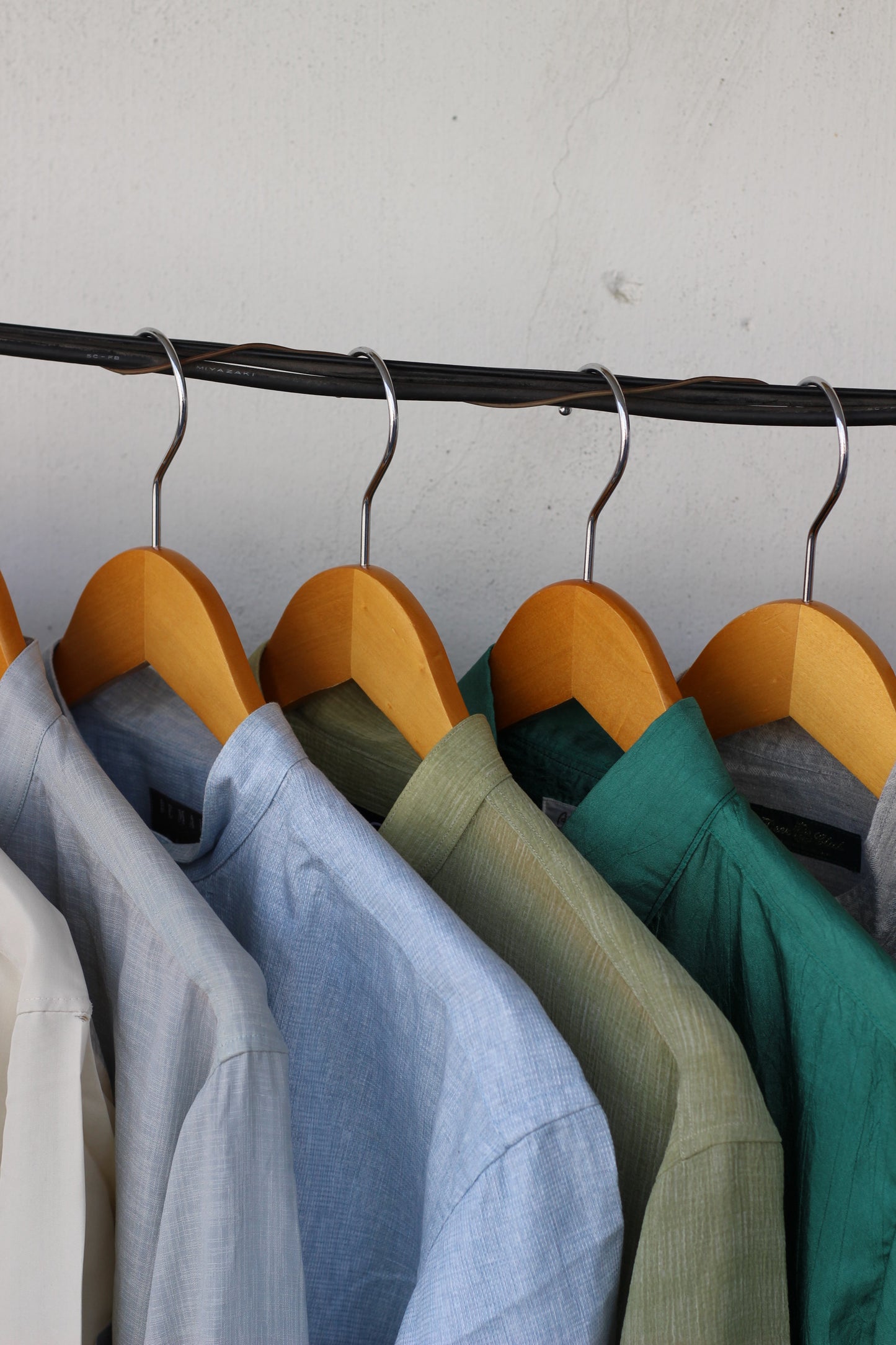 Men's basic Stand Collar Long Sleeve Shirt x9点