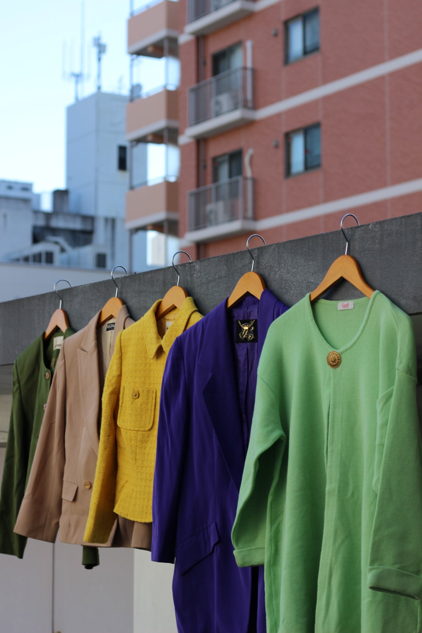 Japan vintage ladies rétro jacket x5点