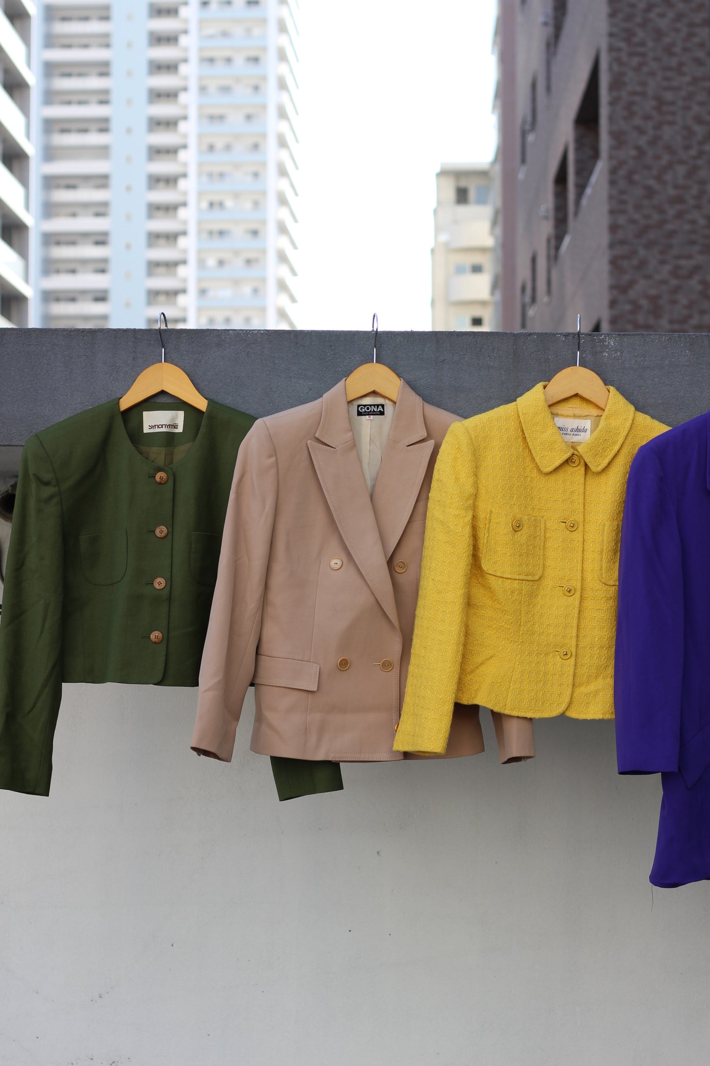 Japan vintage ladies rétro jacket x5点