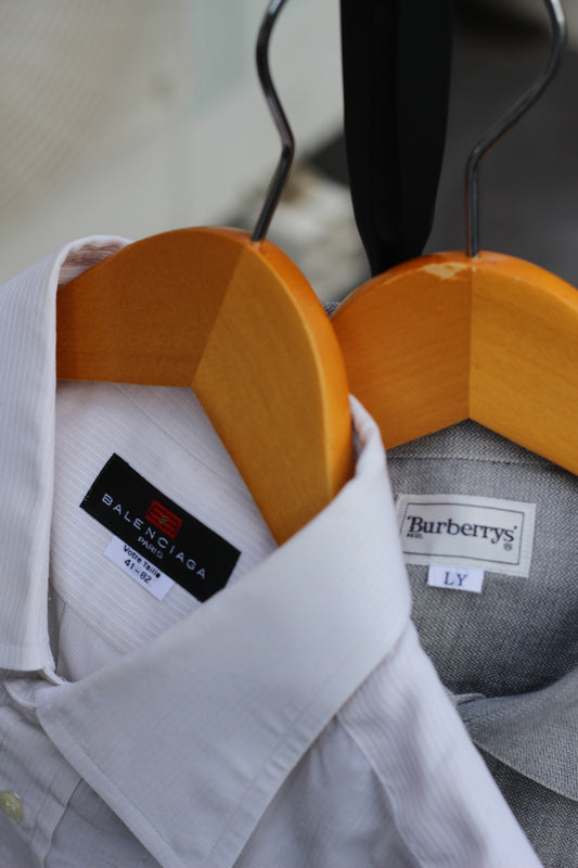 Balenciaga & Burberrys Long Sleeve Shirt set x2点
